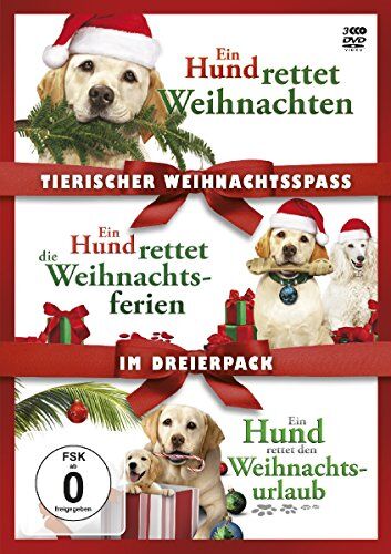Michael Feifer - Tierischer Weihnachtsspaß - Ein Hund rettet Weihnachten & Ein Hund rettet die Weihnachtsferien & Ein Hund rettet den Weihnachtsurlaub [3 DVDs] - Preis vom 09.10.2026 07:28:09 h