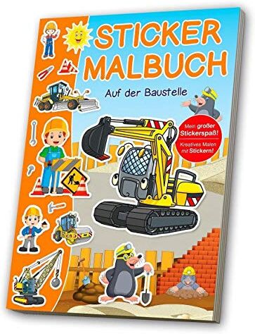 Mal- & Stickerbuch Baustelle - Preis vom 11.10.2026 03:10:56 h