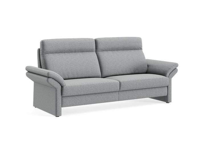 Sofa Albula Echtstoff Milano grey B 222 T 89 cm - Möbel Konfigurator: Traummöbel individuell zusammenstellen