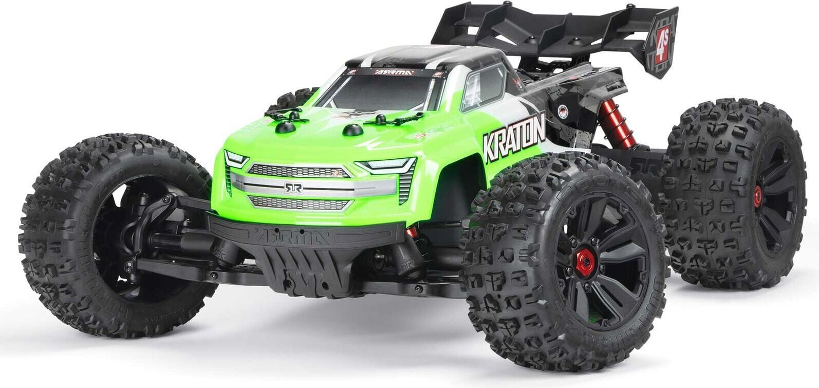 Arrma Kraton 4S V2 BLX 1:10 4WD RC Auto Groen