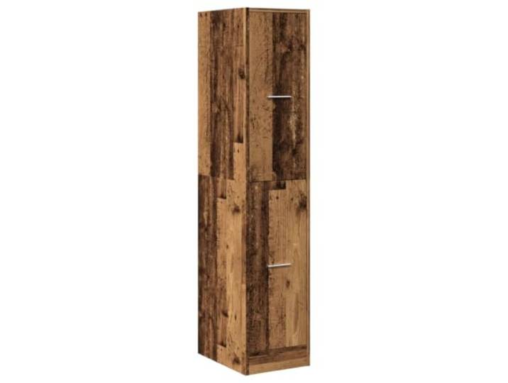 Helloshop26 Apothekerschrank, multifunktional, praktisch, 30 x 41 x 144 cm, Vintage-Design, aus Holz, Holz, Altholz 02_0050626