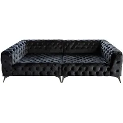 BIG SOFA NARLA Schwarz Velvet