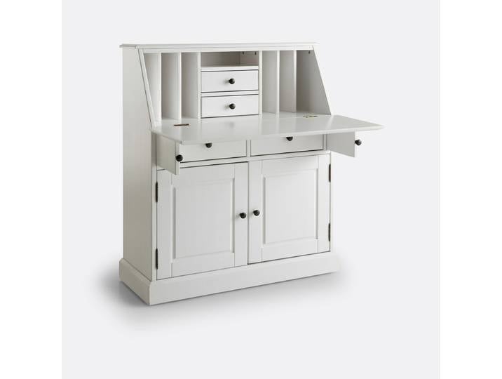LA REDOUTE Bureau secrétaire Betta Blanc