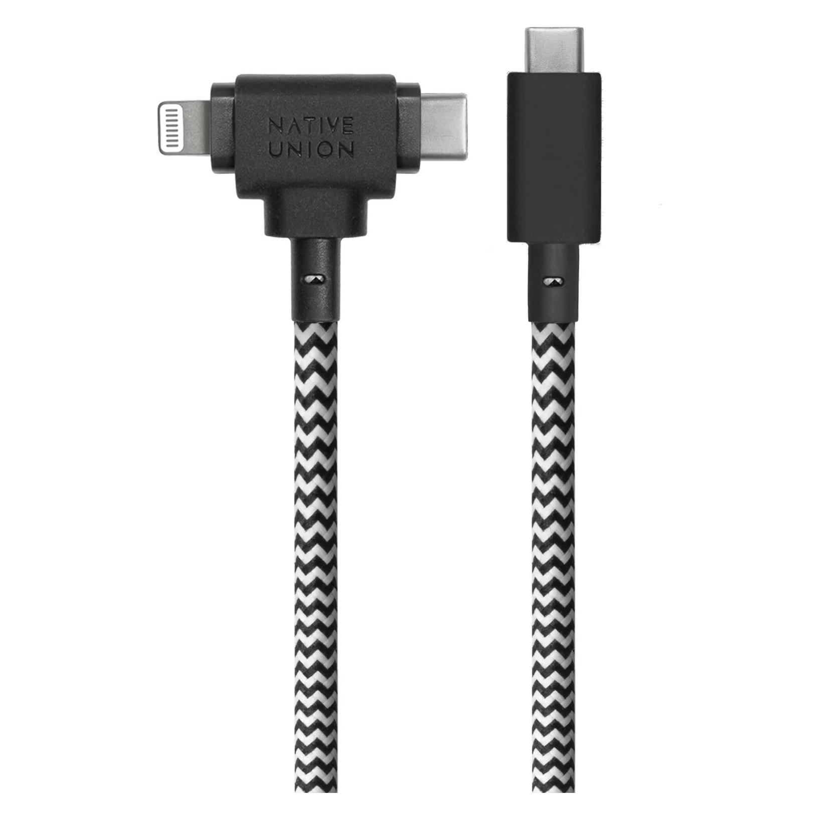 Native Union Belt Cable Duo (1.50 m, 60 W) (BELT-CCL-GRN-NP)