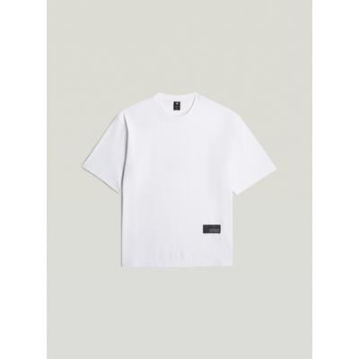 T-Shirt G-STAR "Boxy T-Shirt", Herren, Gr. S, weiß, Obermaterial: 100% Baumwolle, Shirts T-Shirt