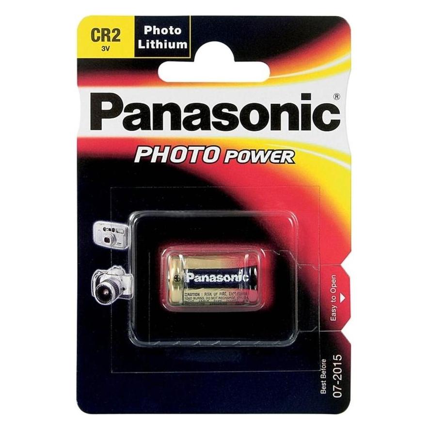 Panasonic Photo Lithium CR2 (1 Stk., CR2, 850 mAh) (CR-2L/1BP)