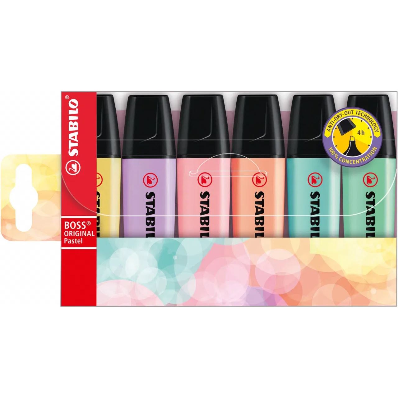 STABILO BOSS ORIGINAL Textmarker farbsortiert, 6 St.