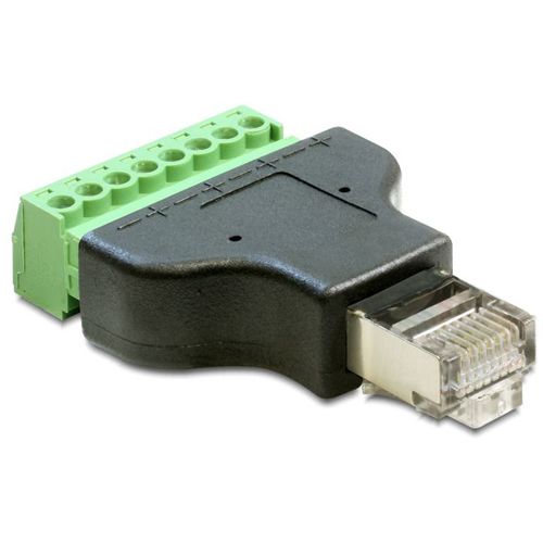 Delock Terminalblock Netzwerkadapter für Kabel (65389)