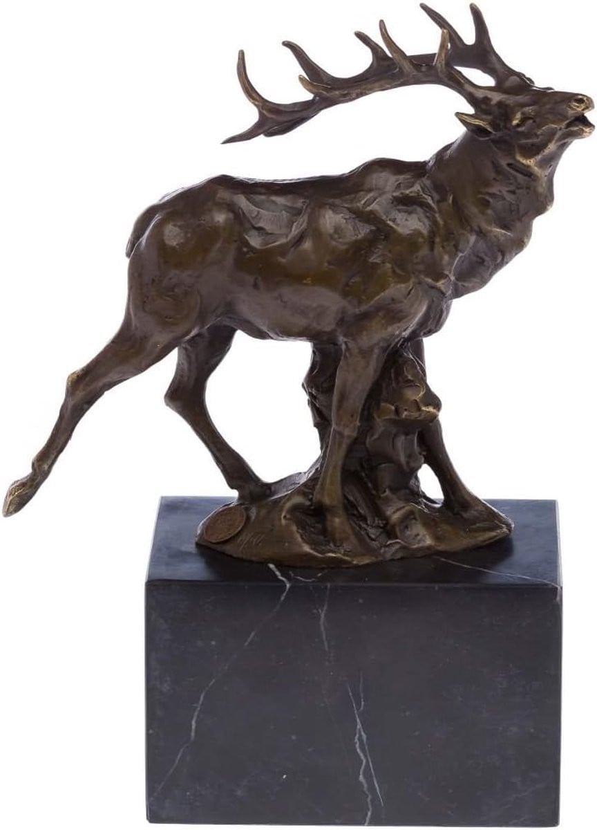 Handgemaakt bronzen herten beeld voor decoratie in de woonkamer, Hoogte: 26 cm