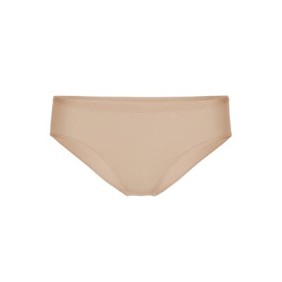 Slip CALIDA "Slip Natural Comfort Regular Cut Slip 1er Pack", Damen, Gr. 40-42, beige (nude), Obermaterial: 92% Baumwolle CO. 8% Elasthan EL., Unterhosen Slip