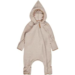 Sterntaler Safari Baumwollfleece-Overall, beige, 56