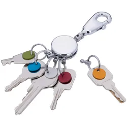 TROIKA® Schlüsselanhänger PATENT/Colour glänzend