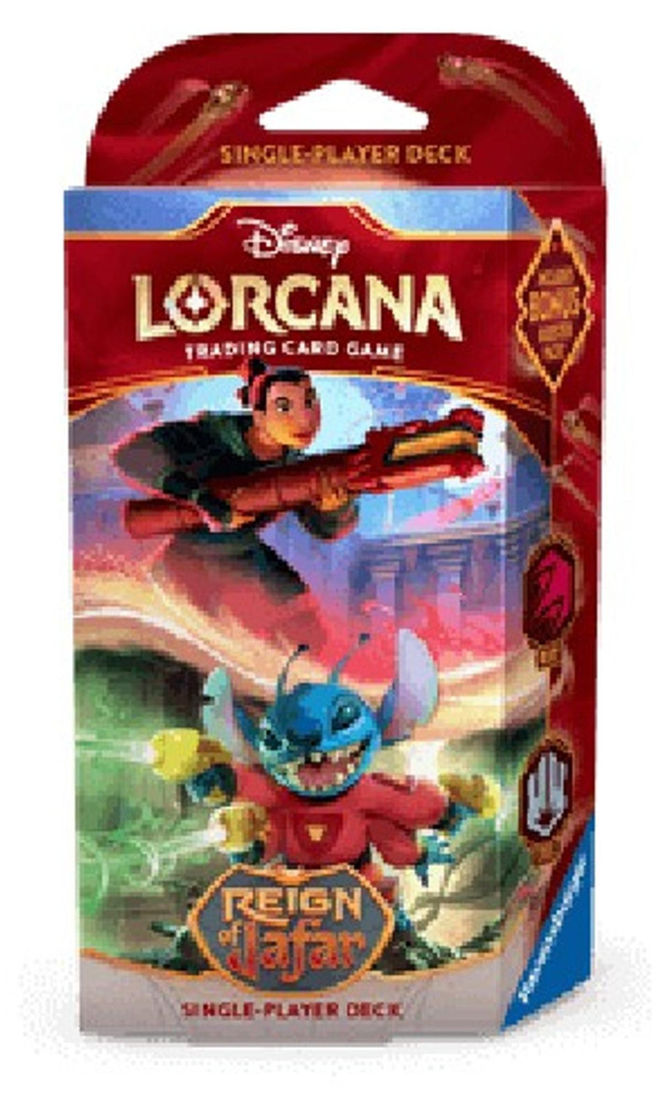 Ravensburger Lorcana Reign of Jafar Ruby & Steel Starter Deck