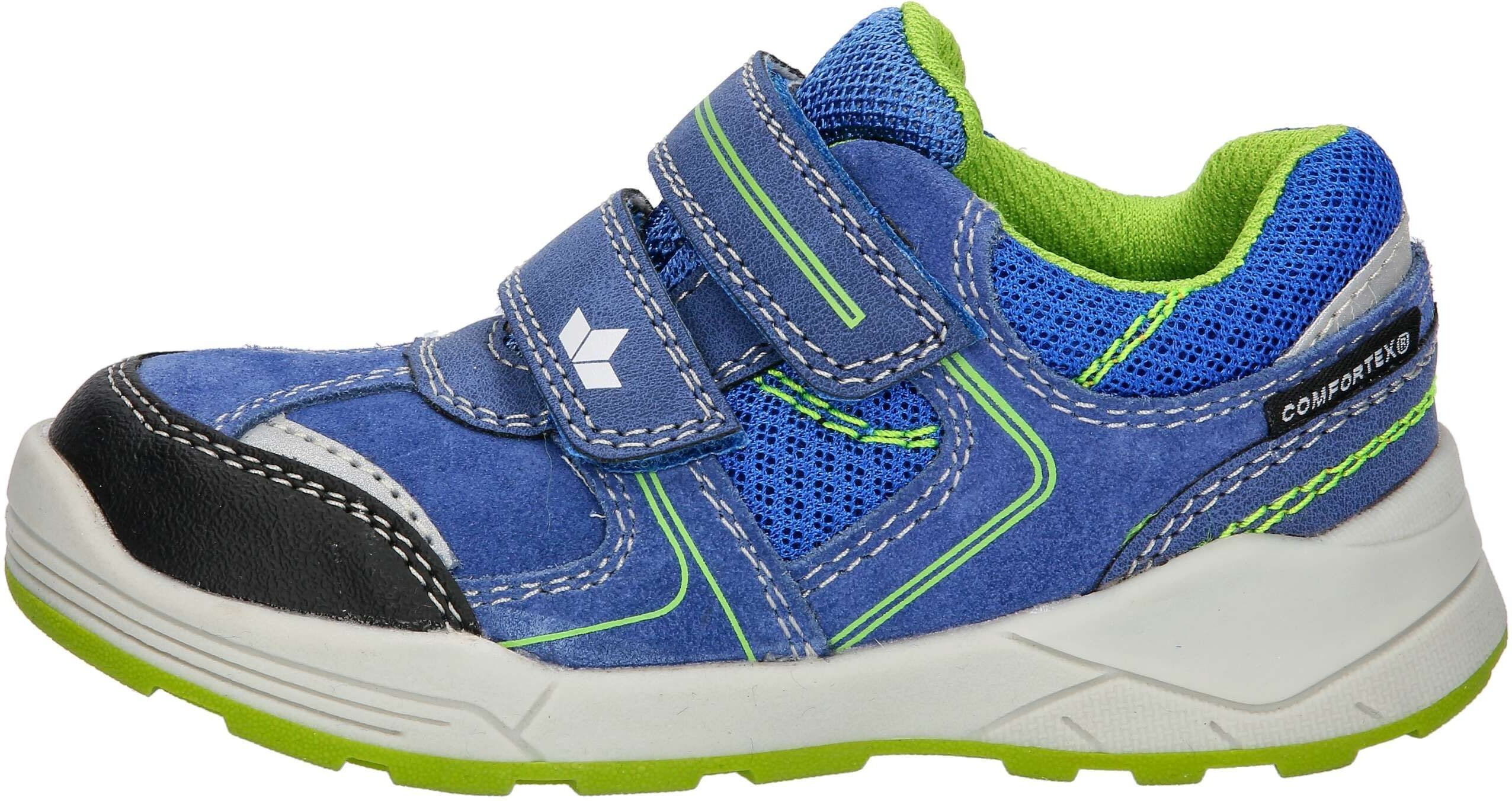 Sneaker LICO "Freizeitschuh Ashoka V", Jungen, Gr. 27, blau, Veloursleder, Schuhe Sneaker blau 27