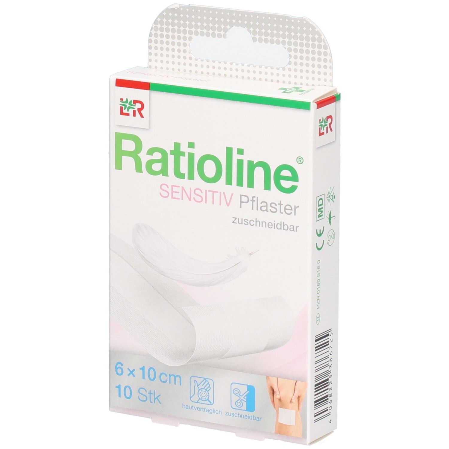 Ratioline sensitive Wundschnellverband 6 cmx1 m 1 St Pflaster