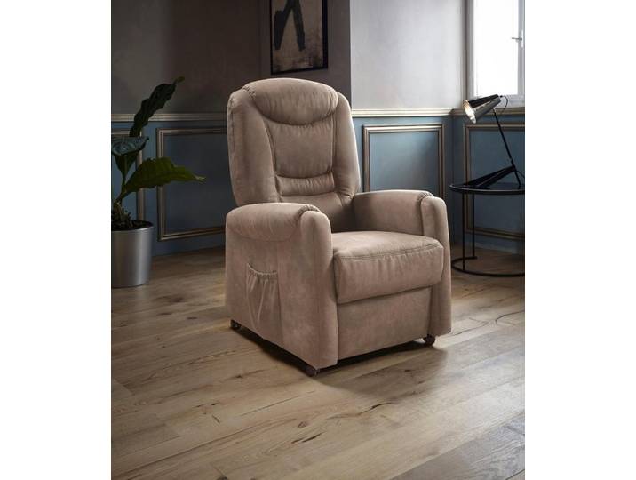 sit&more TV-Sessel Morten mit verschiedenen Funktionen & Ergonomien, Ergonomie L: manuelle Fußstütze & Rückenlehne