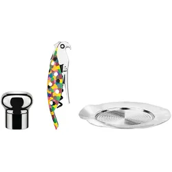 Alessi und Wein Geschenkset Spa