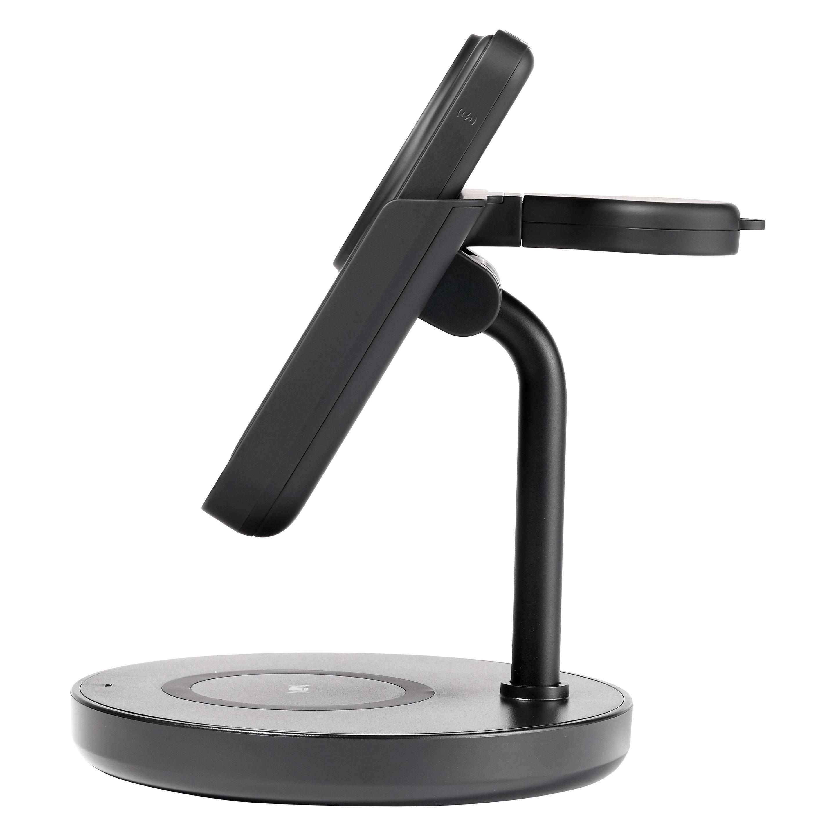 Deltaco 3-in-1 Magnetischer Wireless Charger (18 W) (QI-1045)