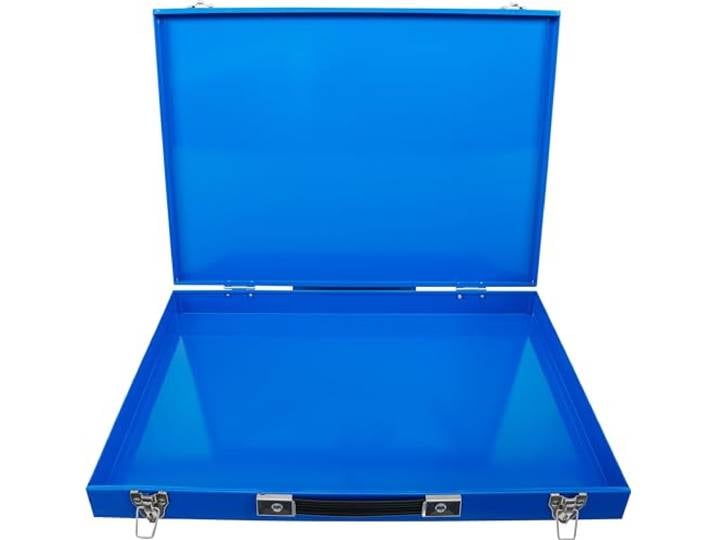 BGS BOX3 Caisse à outils métallique\, vide pour inserts de servante d’atelier 3/3 BGS