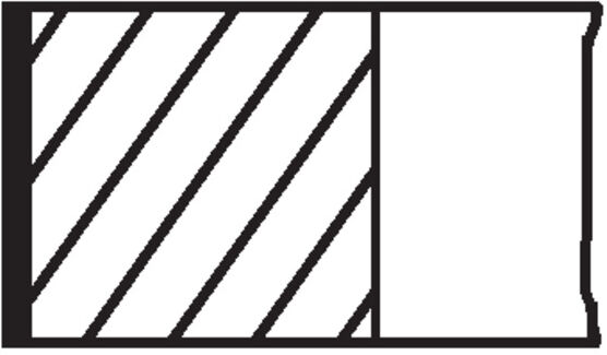 Mahle Kolbenringsatz 01317n0 Für Ford
