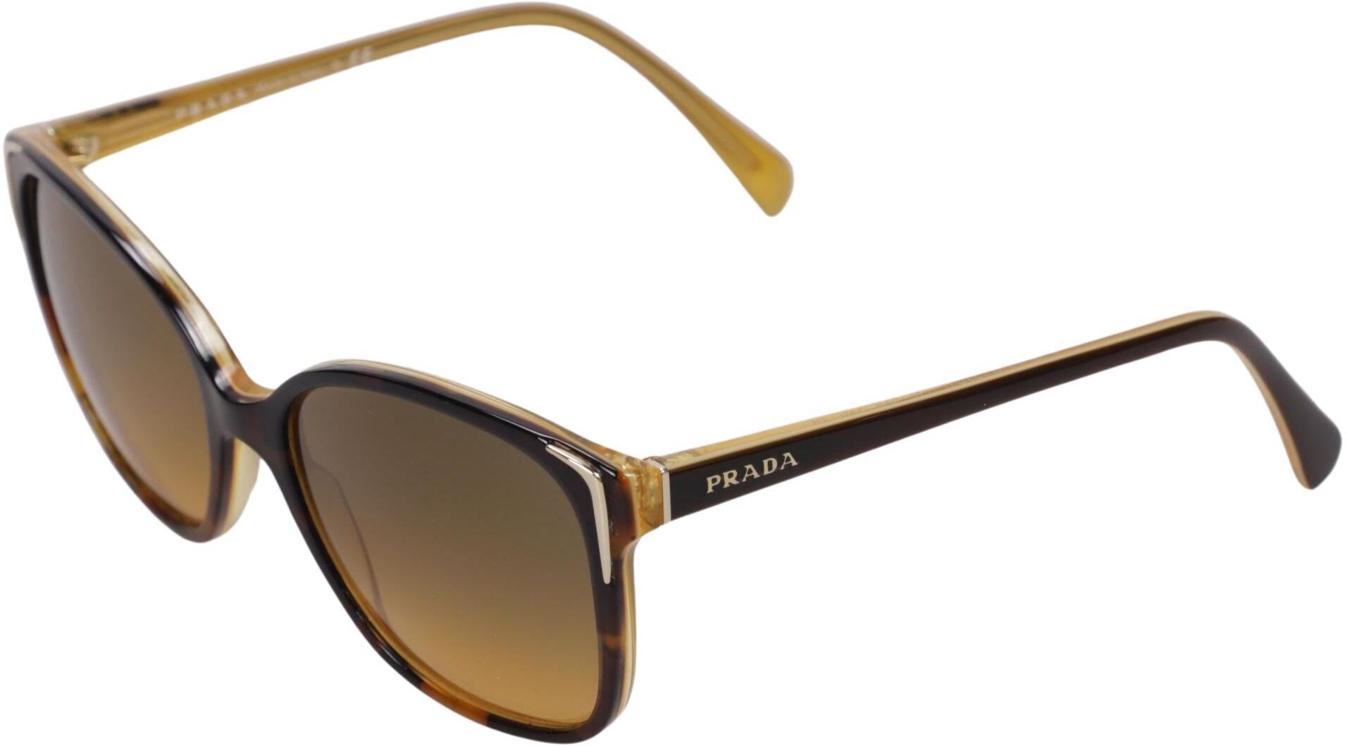 Prada Damen Sonnenbrille, Braun - Second Hand