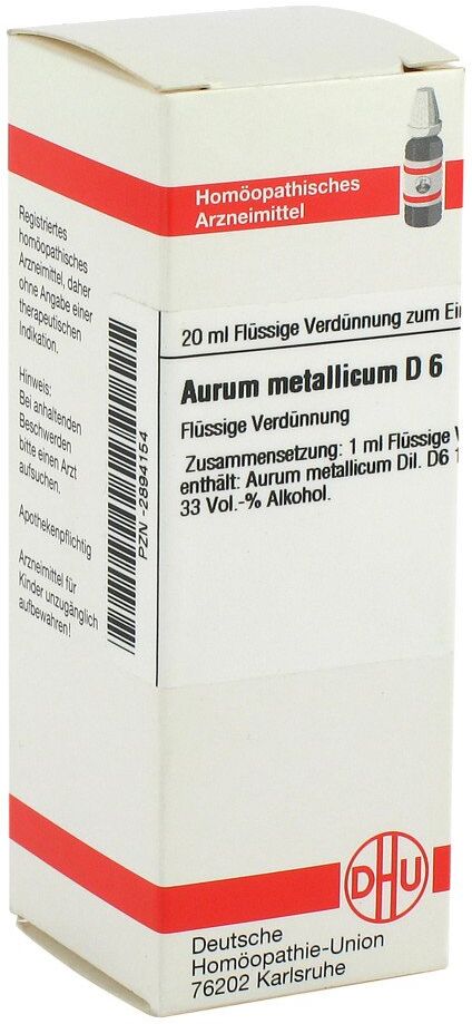 DHU Aurum Metallicum D6 Dilution 20ml