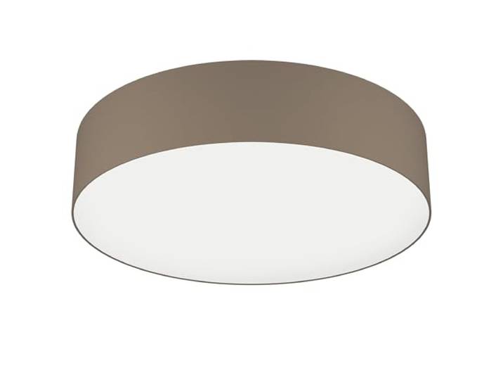 EGLO connect.z Smart Home LED Deckenleuchte Romao-Z, ZigBee App und Sprachsteuerung Alexa, Lichtfarbe einstellbar (warmweiß-kaltweiß), RGB, dimmbar, Textil Deckenlampe taupe