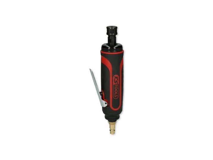 KS Tools 515.5410 Mini meuleuse polisseuse pneumatique droite - Mandrin 6mm Meuleuse droite pneumatique\, mandrin 6 mm\, 370 W\, 23000 Tr/min