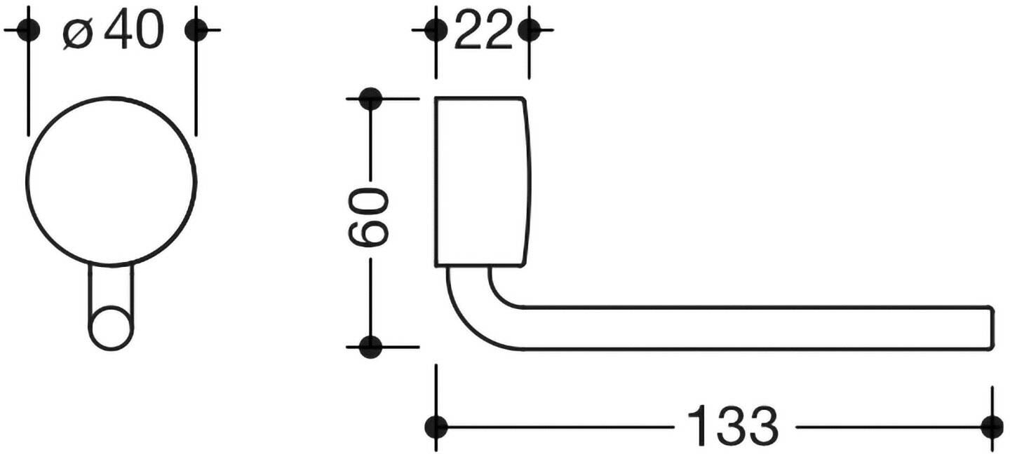 HEWI System 815 Reservepapierhalter