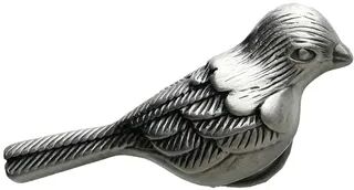 The Handy Homestead Bird Shaped Cabinet Handles For Drawers, Cupboards And Wardrobes silver