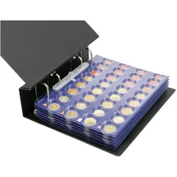 Schwäbische Albumfabrik, Fotoalbum, Euromünzen-Sammelalbum Topset, für alle Euromünzensätze 1 Cent bis 2 Euro (24.90 x 23.50 cm)