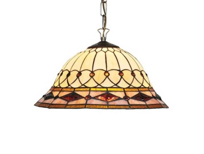 Artistar Tiffany Hängelampe KASSANDRA, dimmbar, Multicolour, für Wohn- / Esszimmer, Glas, Tiffany, Pendelleuchte