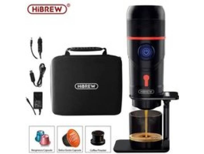 HiBREW – Machine à café Portable pour voiture Machine à café Expresso en poudre H4 dc 12v nespresso Dolce Pod.bazarland30