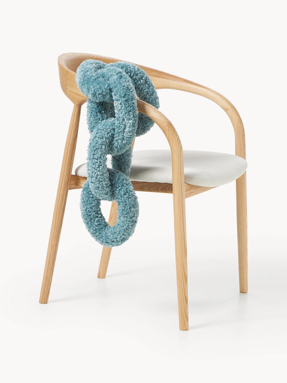 Westwing Collection Teddy kussen Chain Dotty