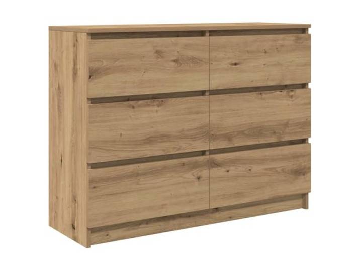 GFMGUEMV Sideboard Artisan-Eiche 100x35x76 cm Holzwerkstoff Stauraumschrank Robust, feuchtigkeitsbeständig, viel Stauraum, starke Oberplatte, pflegeleicht, vielseitig einsetzbar
