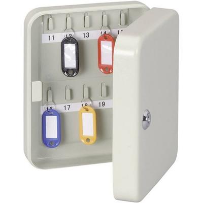 MAUL Schlüsselkasten, mit 20 Haken B 202 x H 164 x T 64 mm