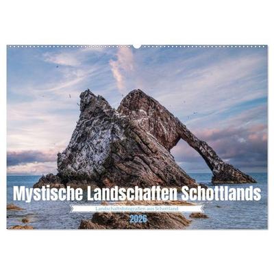 Mystische Landschaften Schottlands (Wandkalender 2026 DIN A2 quer), CALVENDO Monatskalender