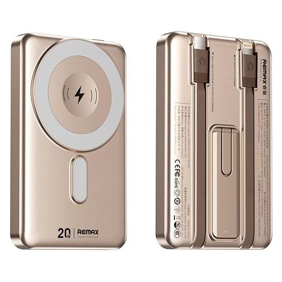 Remax CX-2 Wireless Charging Powerbank, 15W, 10000mAh, Gold (10000 mAh, 15 W) (65196688)