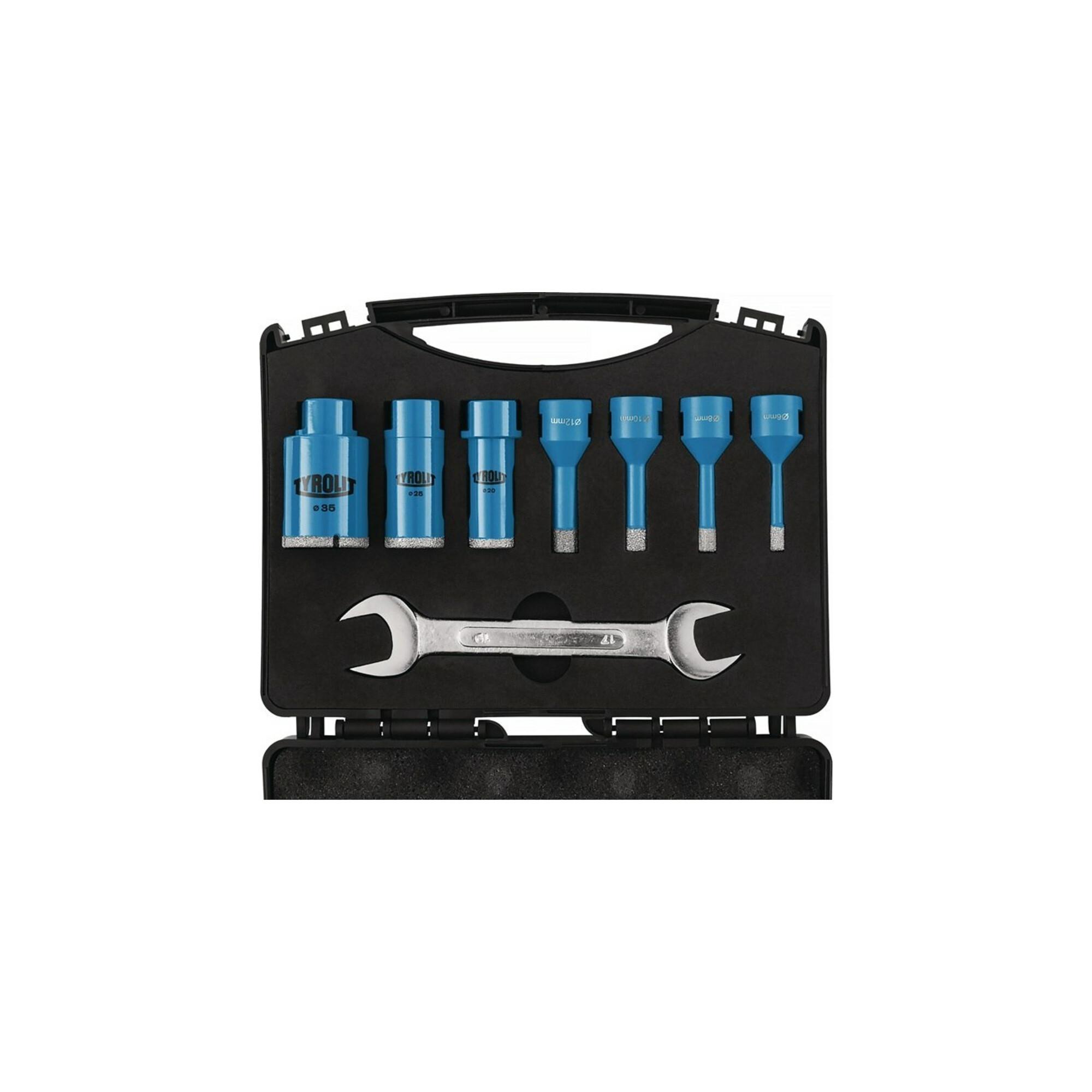 TYROLIT Fliesenbohrset DDT 8-tlg.D.6,8,10,12,20,25,35mm Schaft M14 (34294535)