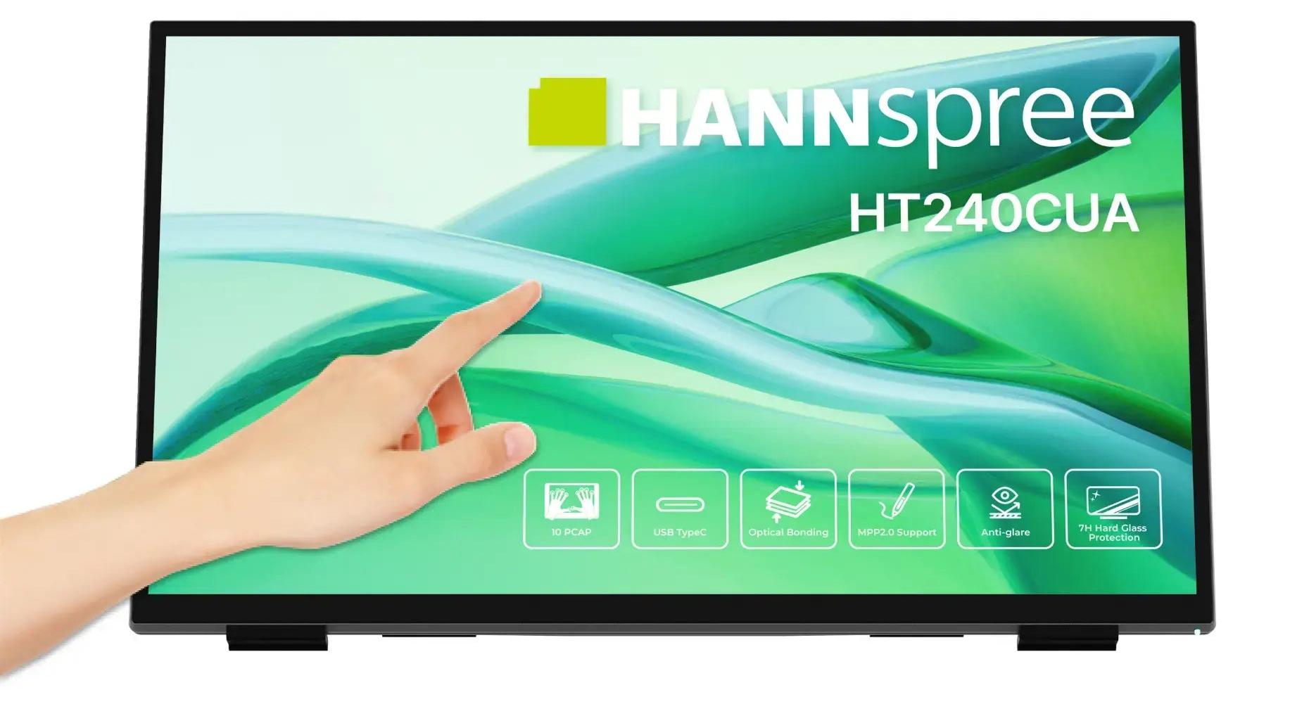 Hannspree HT240CUA, 60,5 cm (23.8"), 1920 x 1080 Pixel, Full HD, LED, 6 ms, Schwarz