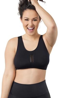 Plus Size Women's The Steffi Cooling Comfort Everyday Bra by Leading Lady in Black (Size XL)