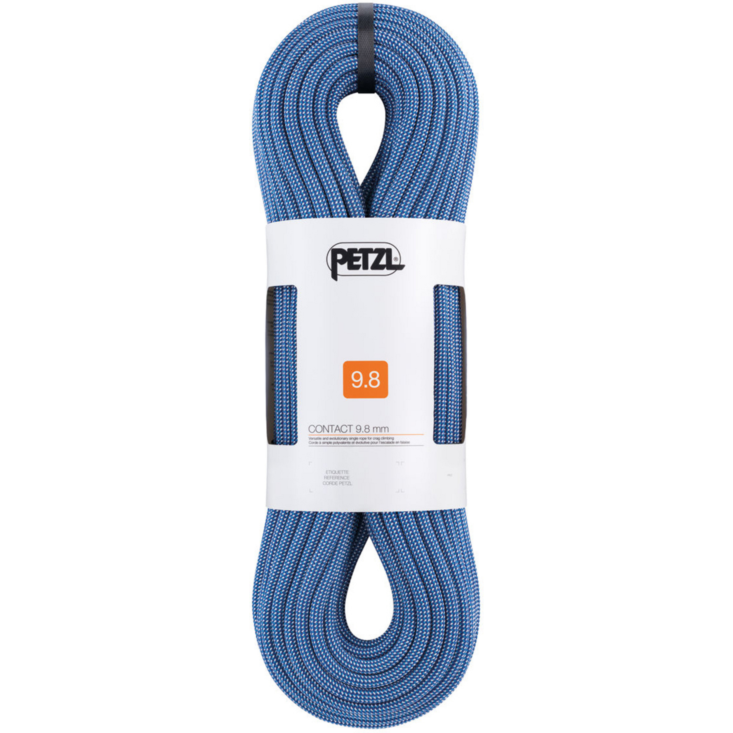 Petzl Contact 9.8mm Kletterseil Kletterseile blau Größe 60M Sportklettern