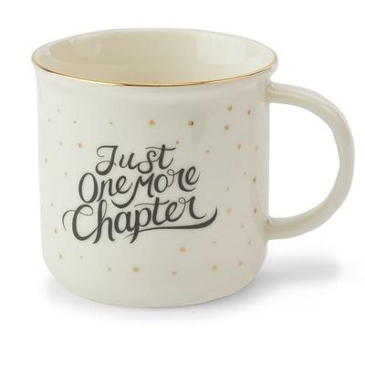 Tasse Emaille Look 'Just one more Chapter'
