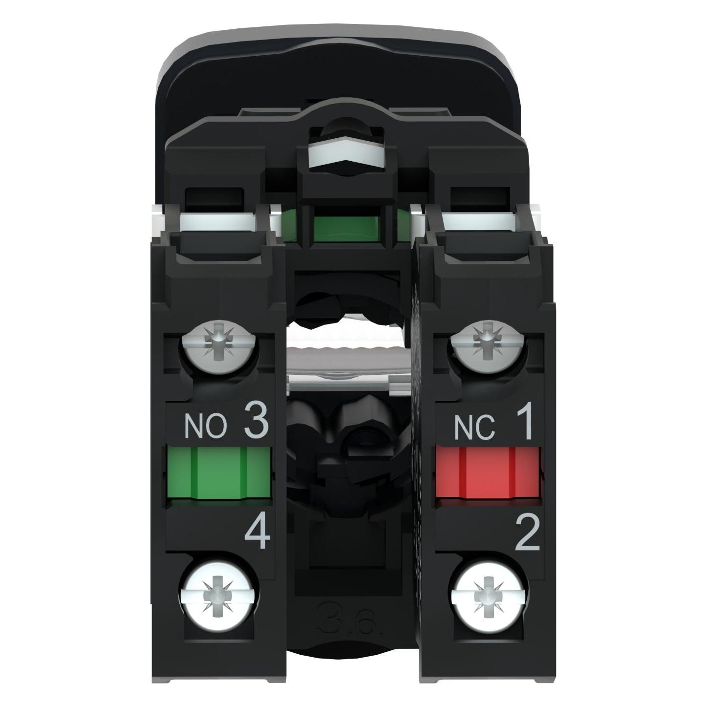 Schneider Electric Leucht-Doppeldrucktaster XB5AW73731M5 (XB5AW73731M5)