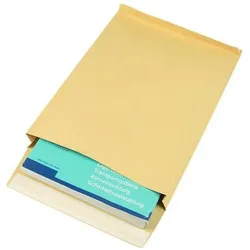 Transpak, Versandtasche + Luftpolstertasche, Seitenfaltentasche Masse 229x324 C4 Faltenbreite 40mm braun SK-Verschluss L324xB324mm (250 Stk.)