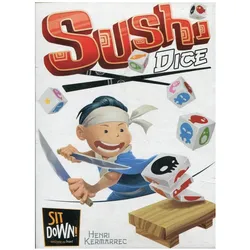 Sit Down! Sushi Dice (Deutsch, Englisch, Französisch, Italienisch, 2 - 6 Spieler)