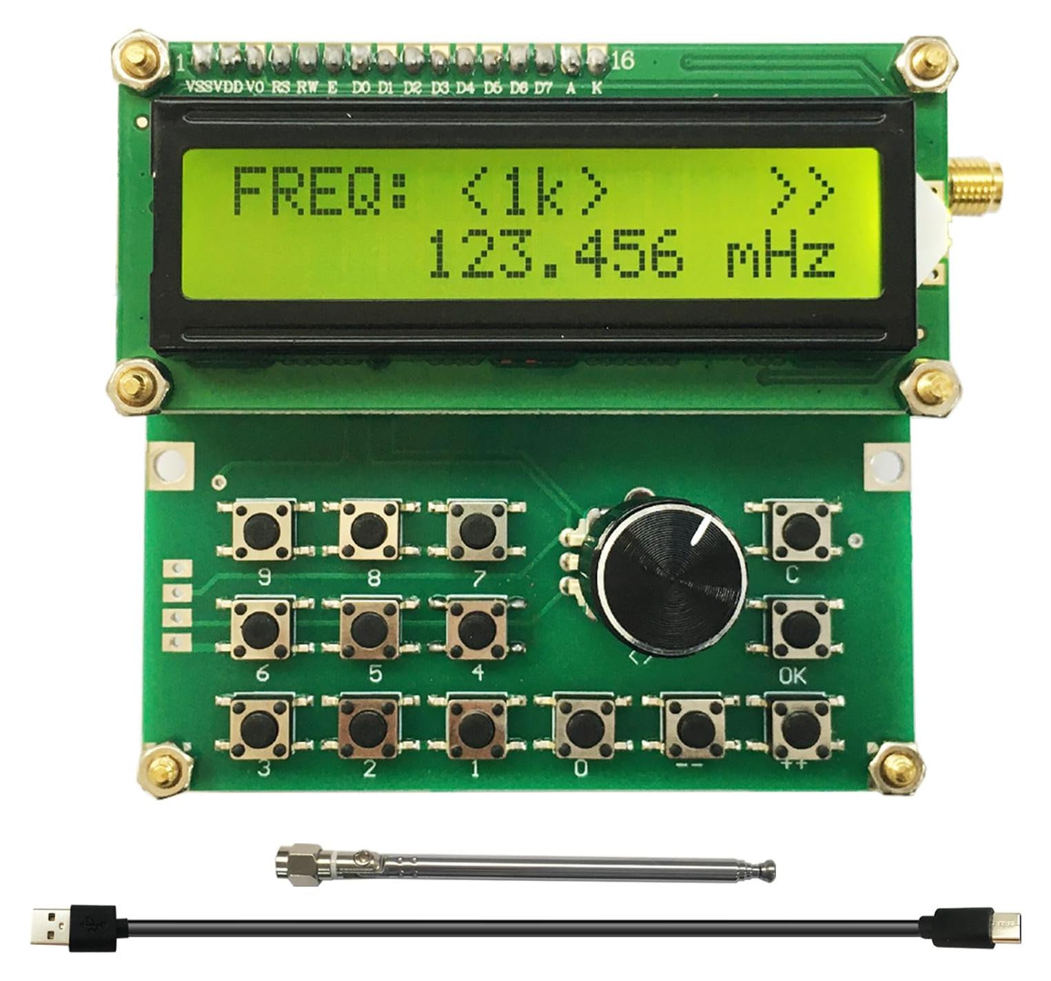 Dripio RF-signaalgenerator met frequentiescan, 35 MHz - 4400 MHz