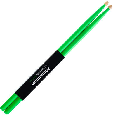 Millenium H7A Hickory Sticks Neon Green vert néon