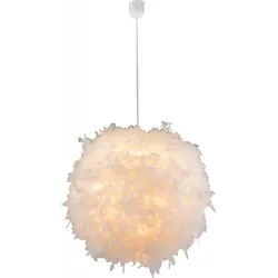 Globo 15058 Katunga Hängeleuchte Kunststoff Weiß, 1X E27