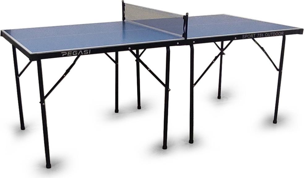 Pegasi Sport Tischtennisplatte - 200x98cm - Tischtennisplatte Outdoor- Tischtennis - Wetterfest - Tischtennistisch - Tischtennistisch Outdoor - Leicht zu transportieren - Blau